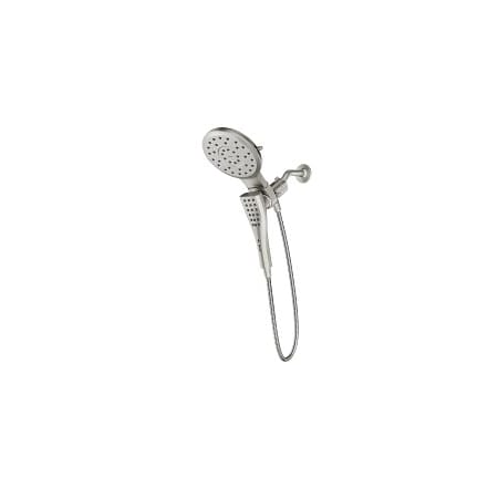 Moen 8-Function 7in Diameter Showerhead with Handshower in Spot Resist Brushed Nickel 220C2SRN